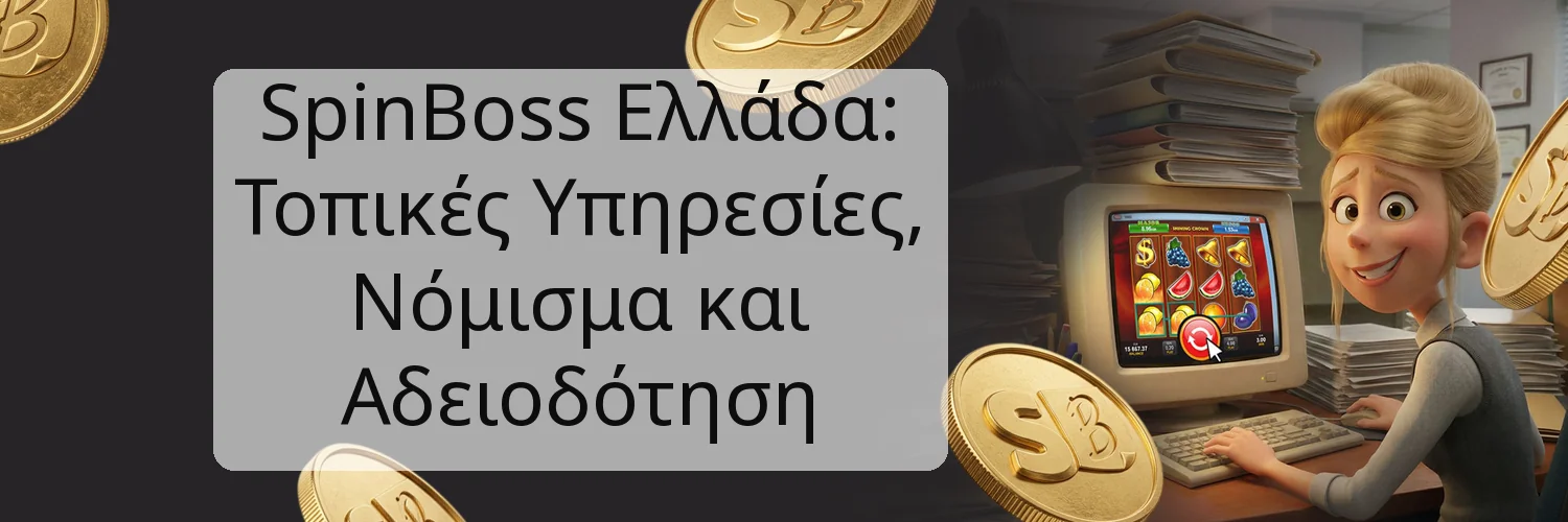 SpinBoss Ελλάδα: Τοπικές Υπηρεσίες, Νόμισμα και Αδειοδότηση SpinBoss Ελλάδα: Τοπικές Υπηρεσίες, Νόμισμα και Αδειοδότηση